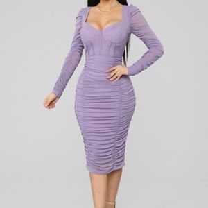 CLEAN OUT SALE!!! Fashion Nova Mesh Midi Dress